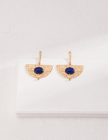 Ottilie half moon earrings